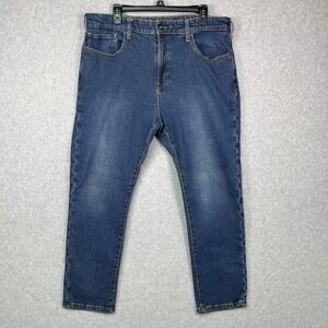 Nautica Jeans Mens 37x28.5 Blue Denim Athletic Slim Fit Straight Leg Tag 36x30